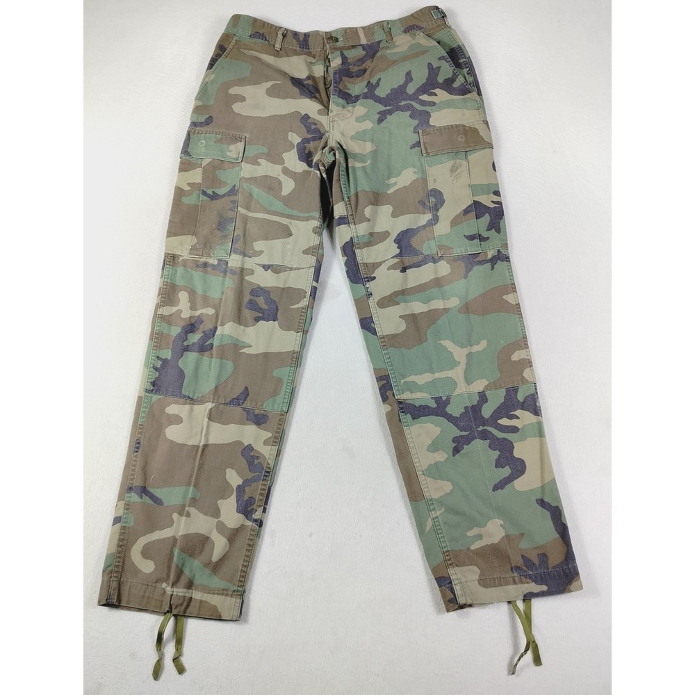 Unicor Cargo Pants Mens 34 Woodland Camo Military BDU‎ Combat Workwear Tactical